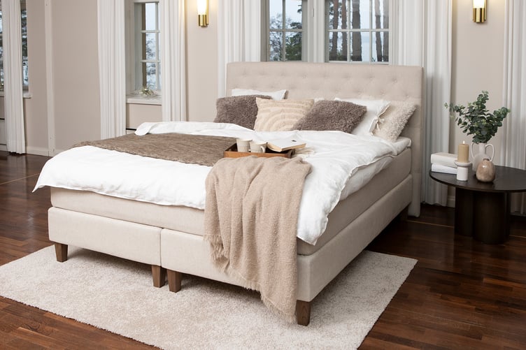 Moon Gold jenkkisänky 160x200, visco, Primo 05 beige
