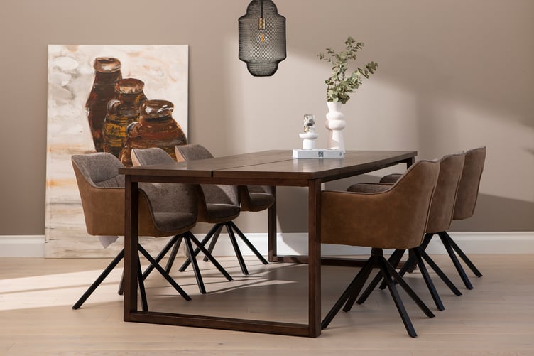 Valence & Patti ruokailuryhmä 215x100 kuudelle
