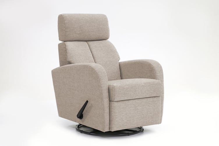 Optim recliner swivel glider kahvalla, oasis 02 beige
