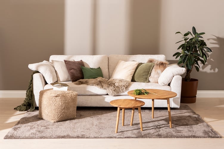 Superb 4-istuttava sohva, urban 3402 beige-kangas