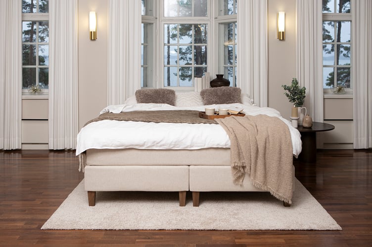 Moon Gold jenkkisänky 200x200, visco, Primo 05 beige