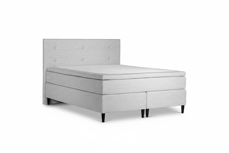 Salla jenkkisänky 160x200 cm (hard) Eleni 804 vaaleanharmaa