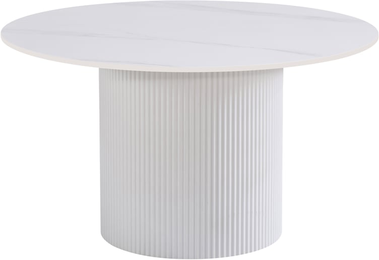 Kalida sohvapöytä pyöreä 80 cm valkoinen