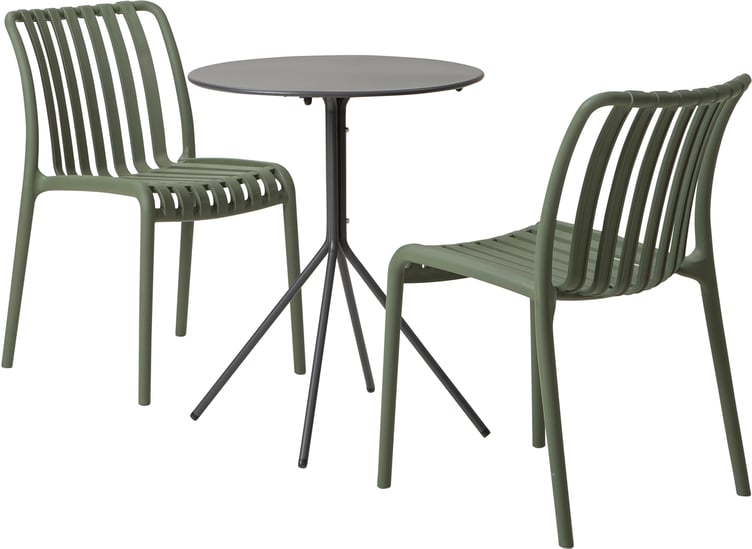Trento & Avellino ruokailuryhmä pyöreä 60cm kahdelle