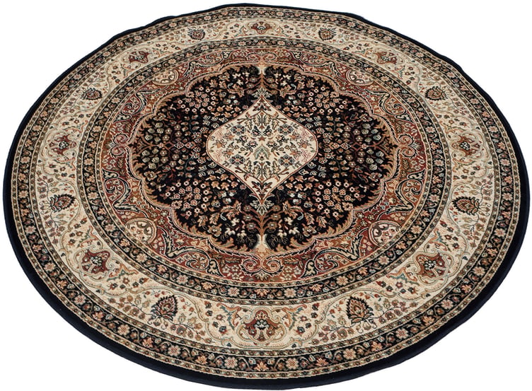 Royal palace matto ø135 cm sininen