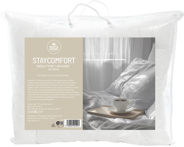 Staycomfort matala tyyny 50x60 cm