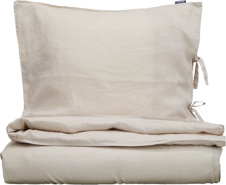 Familon Percale pussilakanasetti greige 150x210/55x65