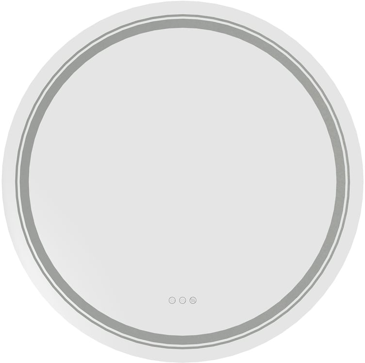 Kaste kylpyhuoneen peili led-valolla 80cm, hopea