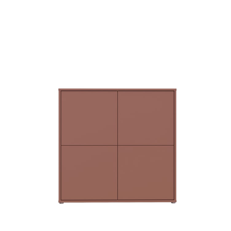 Kajo kaappi 4-ovinen terracotta