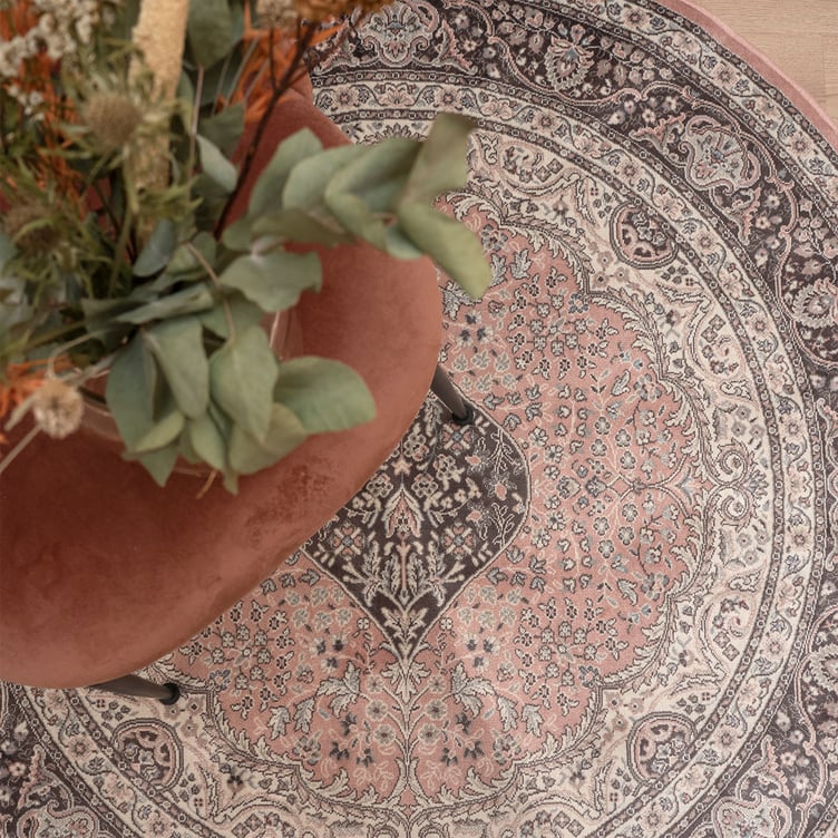 Royal palace matto ø195 cm roosa