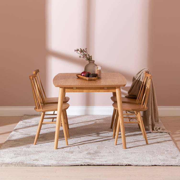 Reino ruokailuryhmä 140x90 neljälle, lakattu tammi