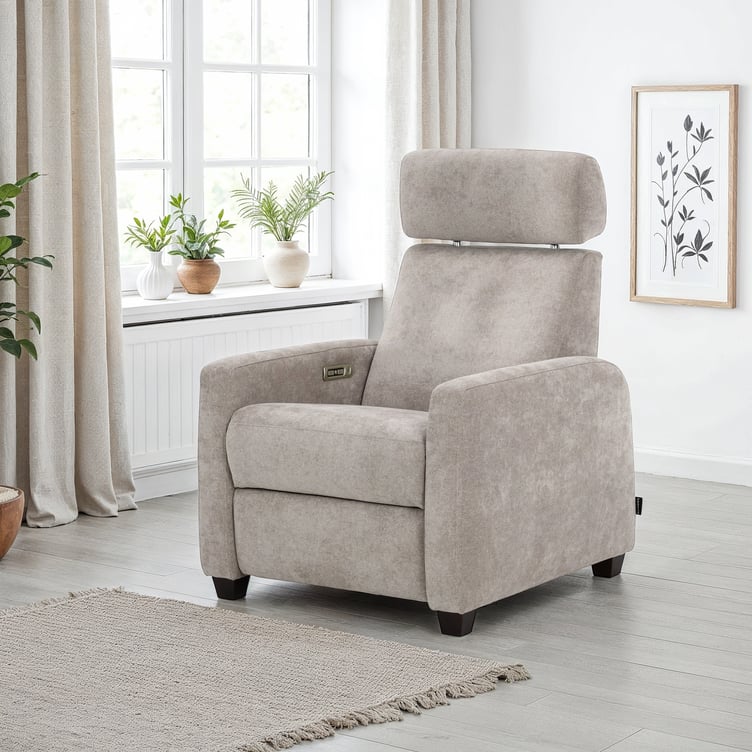 Zero Ergo Motor recliner-lepotuoli, Cloud 09 ruskea / wenge jalka