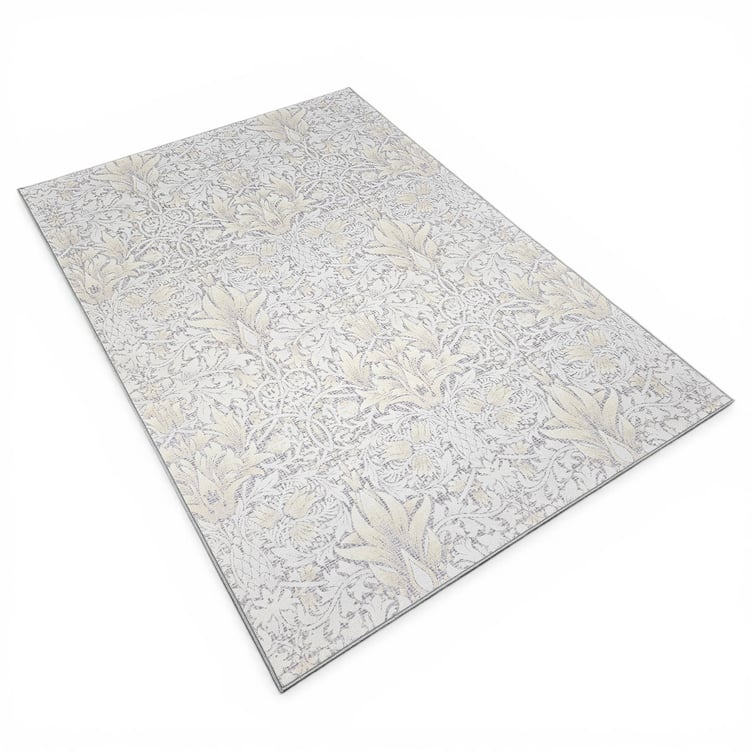 Floris matto 160x230 cm vaaleanharmaa