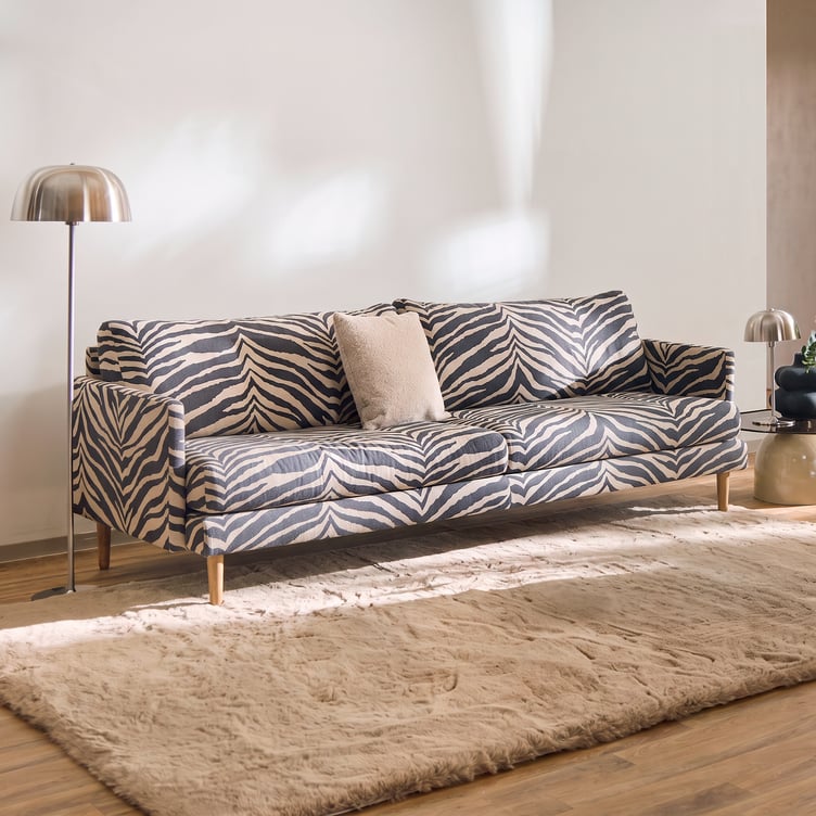 Nordic 3-ist. sohva jumbo 237cm, Zebra 31-kankaalla
