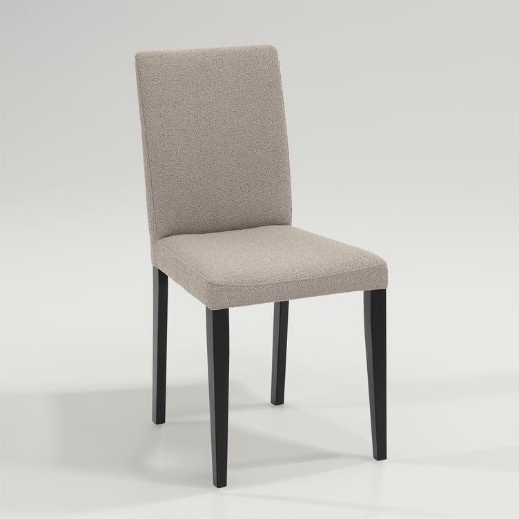 Mood ruokapöydän tuoli musta koivu / beige verhoilu
