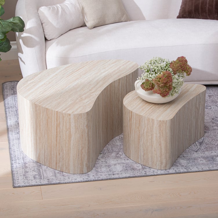 Island sarjapöytä 90x60x40 + 60x40x33 beige