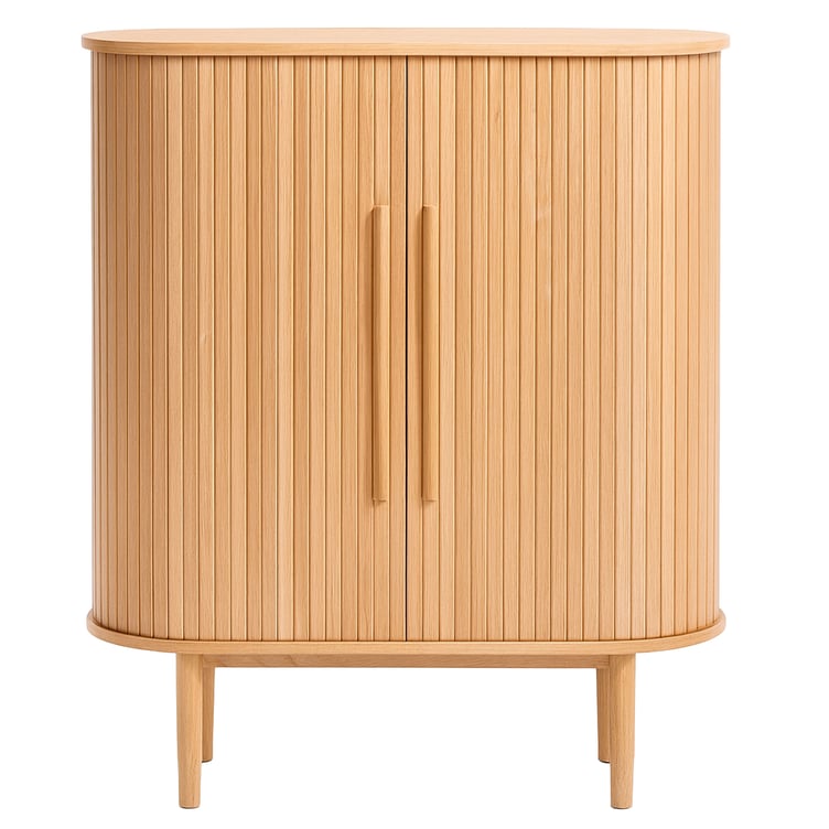 Meta kaappi 118 cm, natural tammi (viilu)