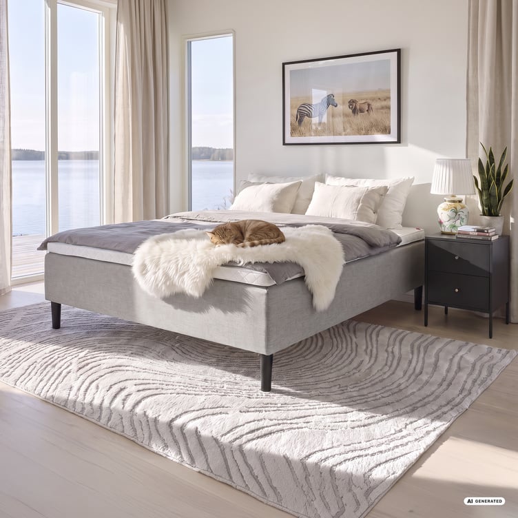 Wonderland Vip runkopatja 180x200 firm/firm, Air 81 vaaleanharmaa