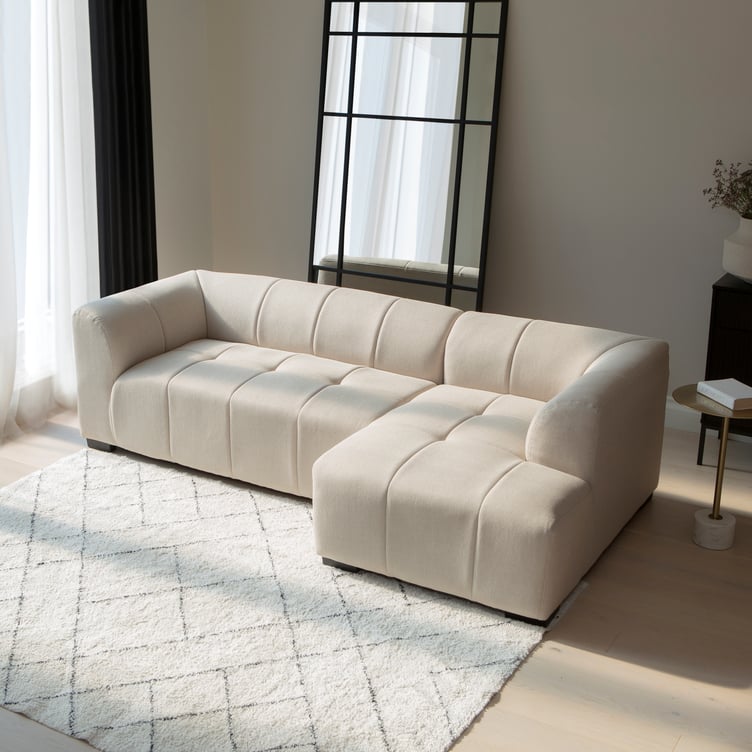 Janice 3-ist. divaanisohva (oikea) beige