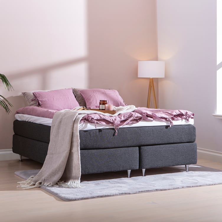 Sense jenkkisänky 180x200cm antrasiitti, memory (sis. petauspatja)