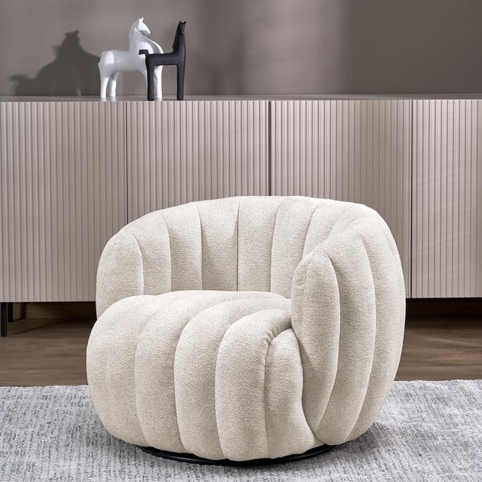 Kuiske nojatuoli, beige