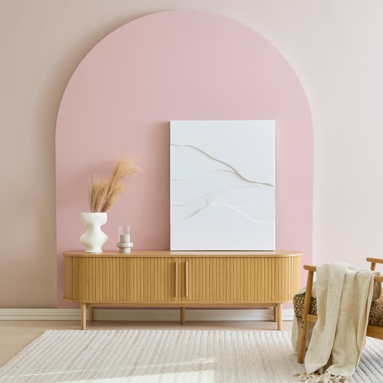 Meta tv-taso 180 cm, natural tammi (viilu)