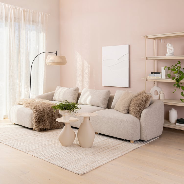 Boulevard jättidivaani, vasen, beige