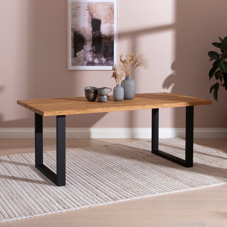 Estelle lankkupöytä 190x95 öljytty tammi, U-jalalla