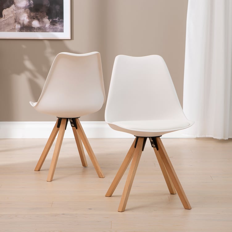 Concept Oak ruokatuoli valkoinen