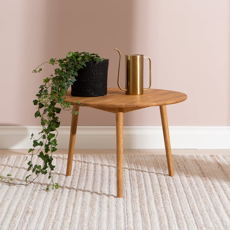 Ekholm sohvapöytä pyöreä 75cm, öljytty tammi