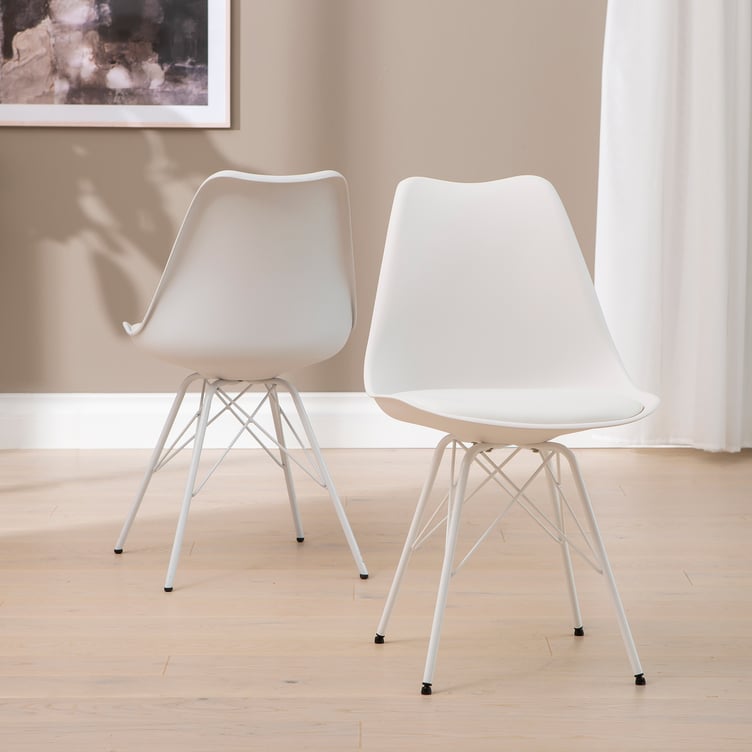 Concept White ruokatuoli valkoinen