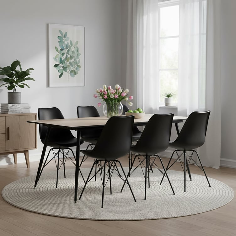 Montpellier & Concept Black ruokailuryhmä (1+6)