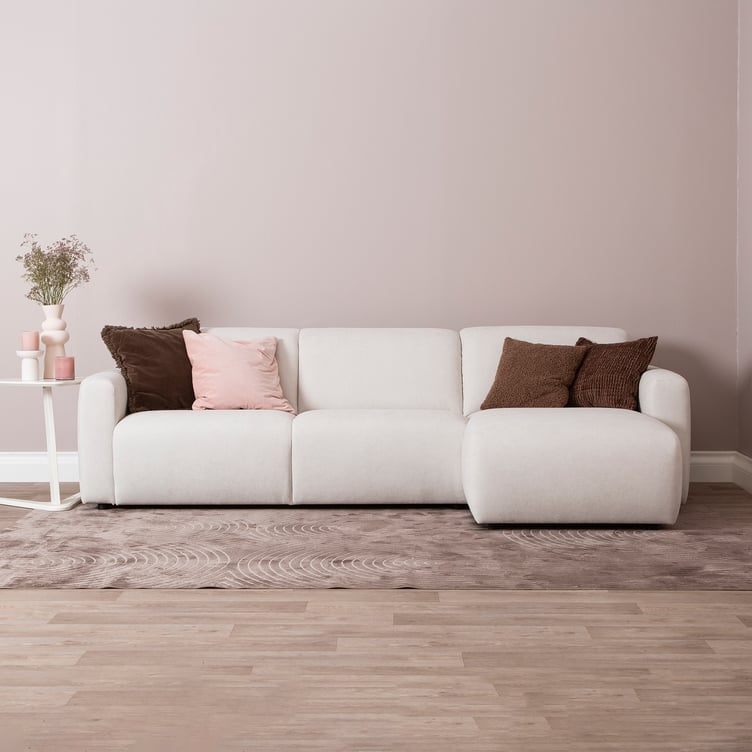 Basel 3-istuttava divaanisohva oikea, beige