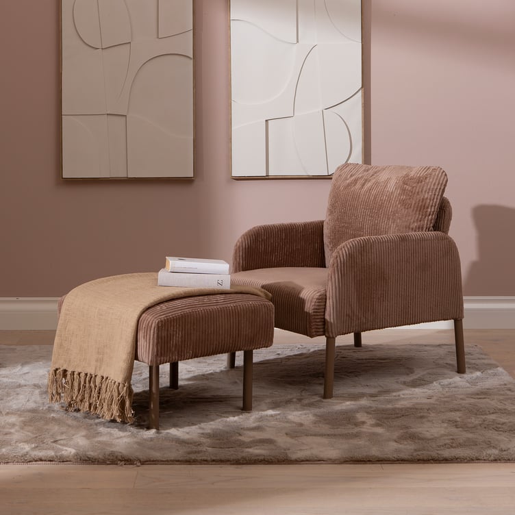 Bostad nojatuoli beige