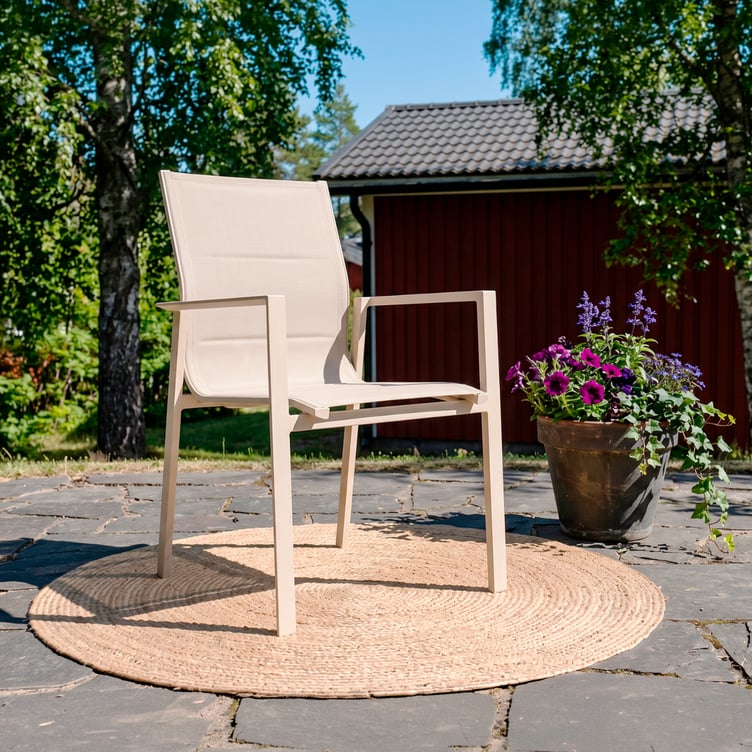 Messina ruokatuoli, pinottava khaki 26/teak