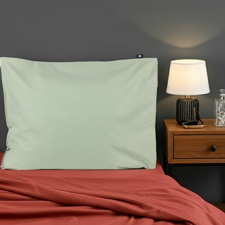 Familon Percale tyynyliina salvia 55x65