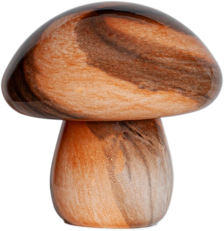 Mira mushroom pöytävalaisin luonnonvärinen