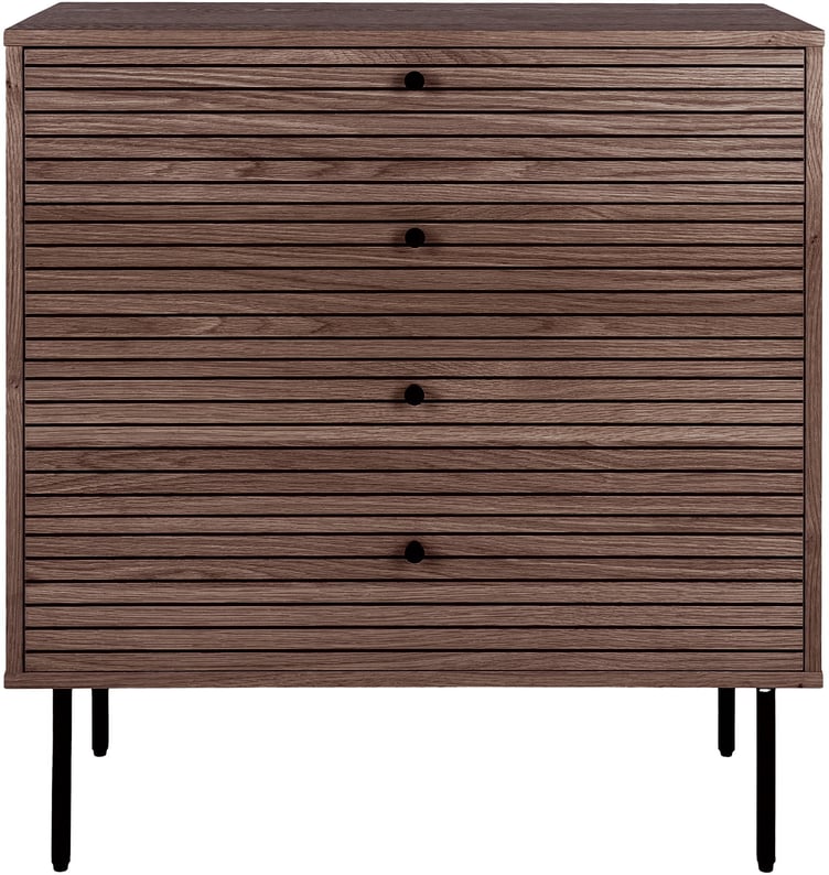 House Nordic Kyoto lipasto 80x40x85, smoked tammiviilu / mustat jalat