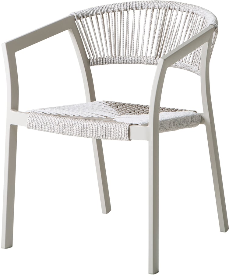 Elegance ruokapöydän tuoli khaki alumiini (pinottava)