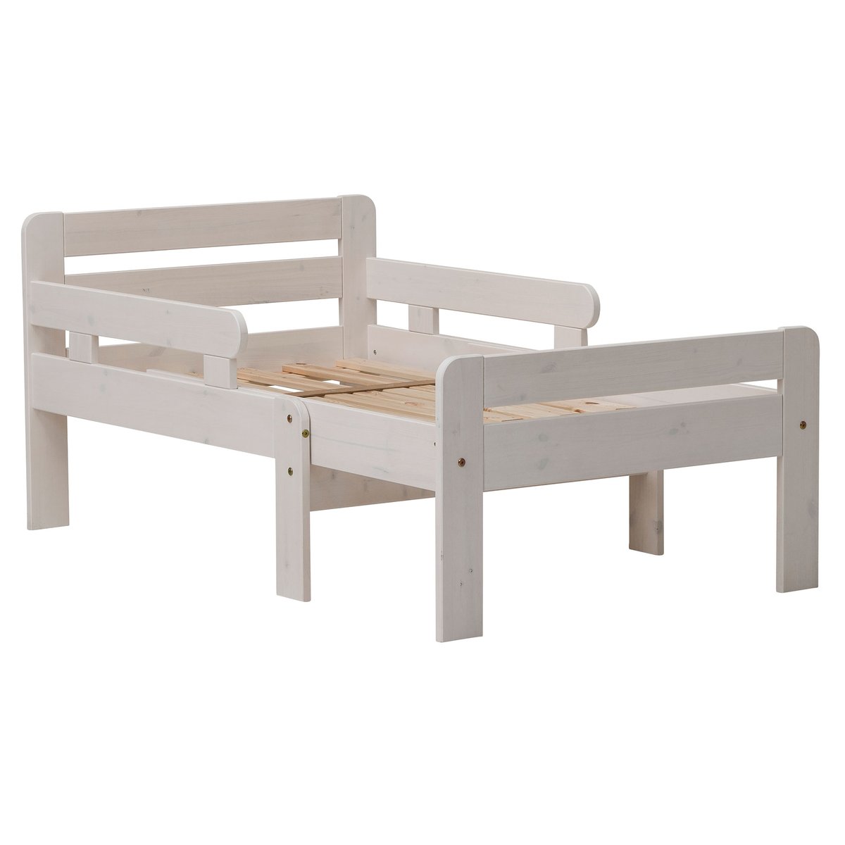 Satumaa jatkettava sänky 75x100-180 valkoinen