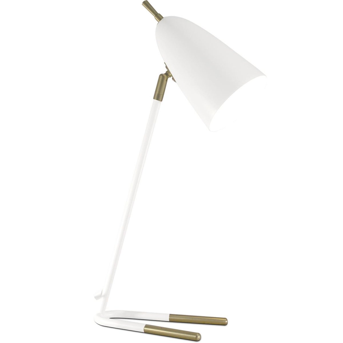 Aiden pöytävalaisin 53cm valkoinen