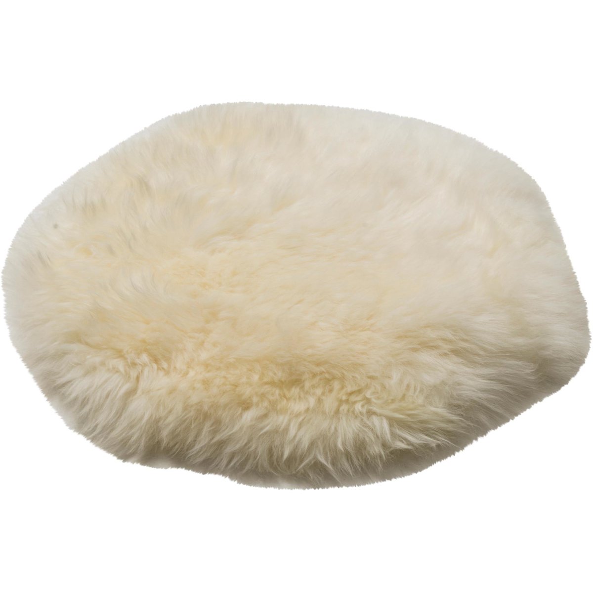 Lampaantalja pyöreä 33cm istuin, luonnonvaalea