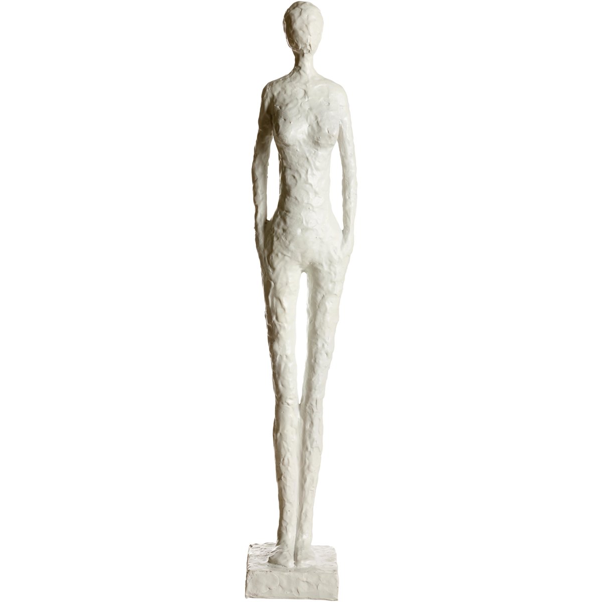 Woman patsas 10x10,5x55cm valkoinen