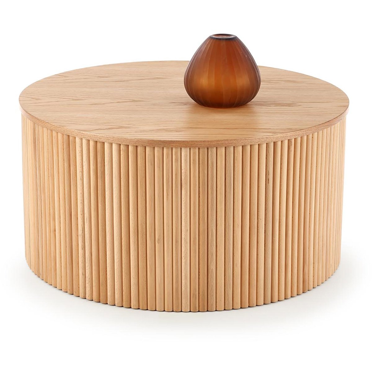 Woody sohvapöytä pyöreä 80cm, tammi