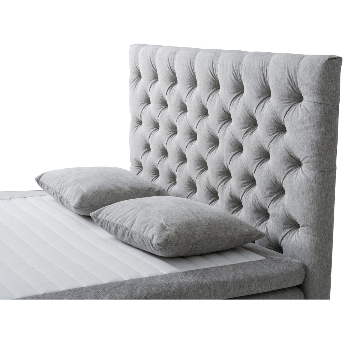 Windsor sängynpääty 160 cm, vaaleanharmaa Tarim-kangas
