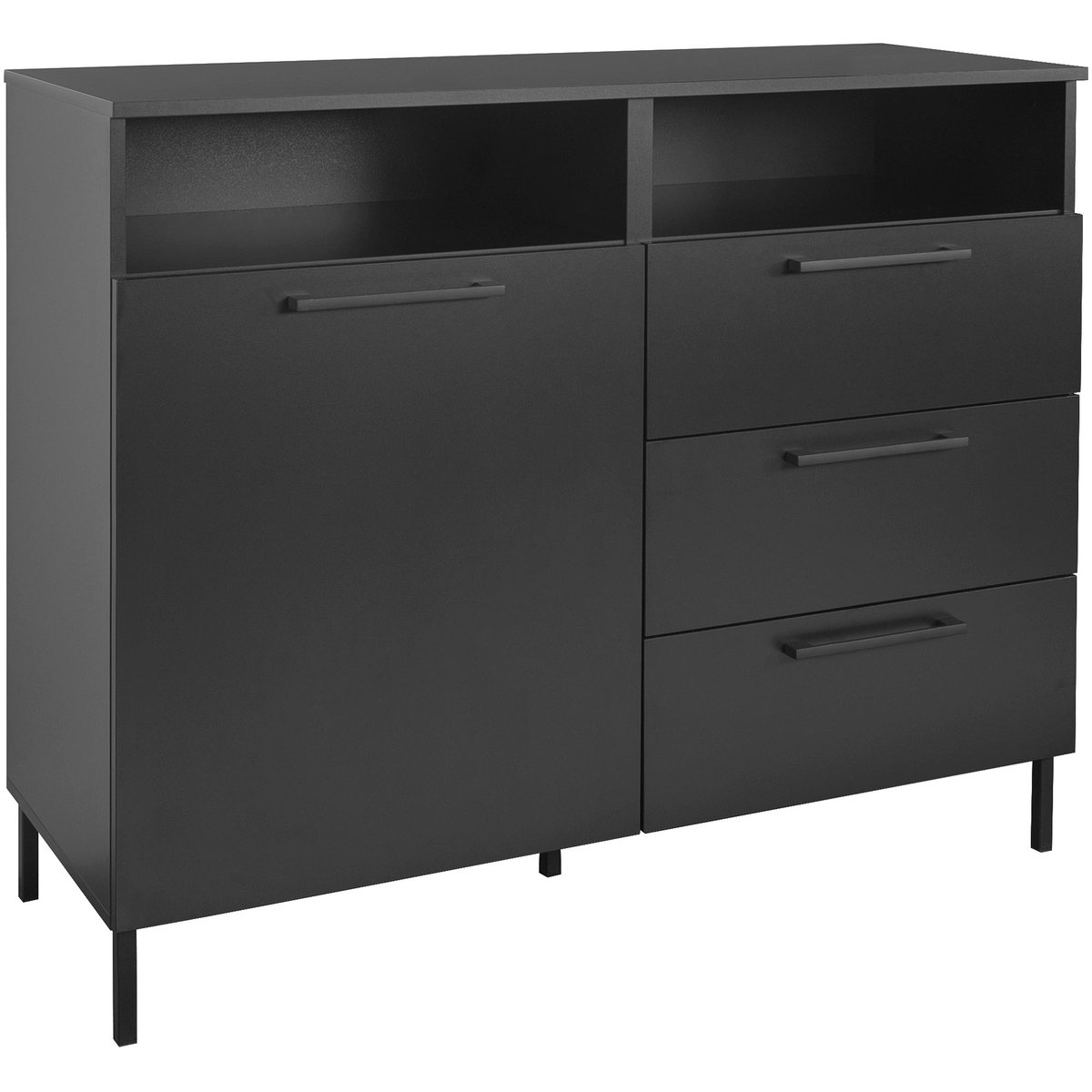 Nauvo senkki 96x120, musta