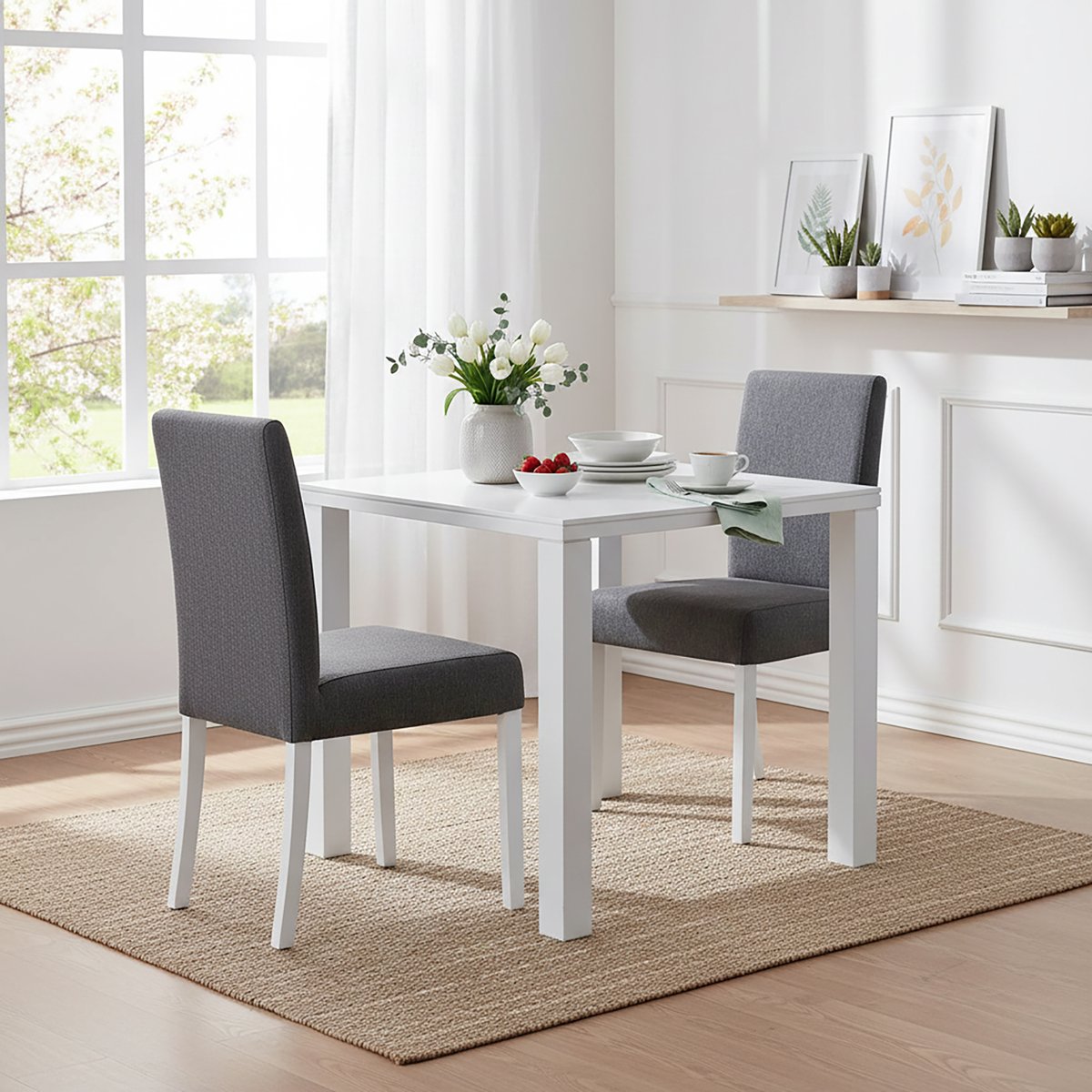 Nova & Vila ruokailuryhmä 70x70 kahdelle