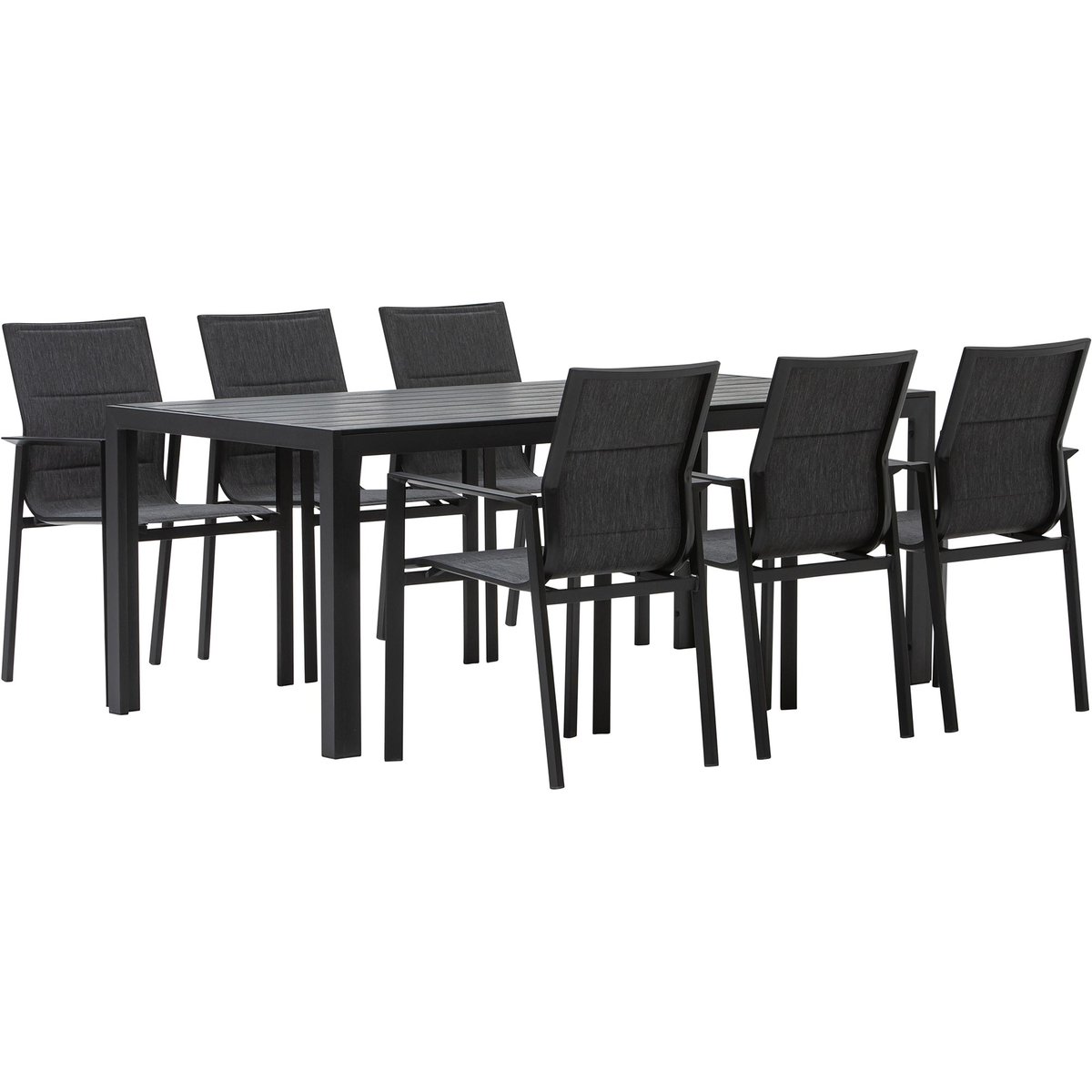Dakota & Newark ruokailuryhmä ulos 205x90 kuudelle