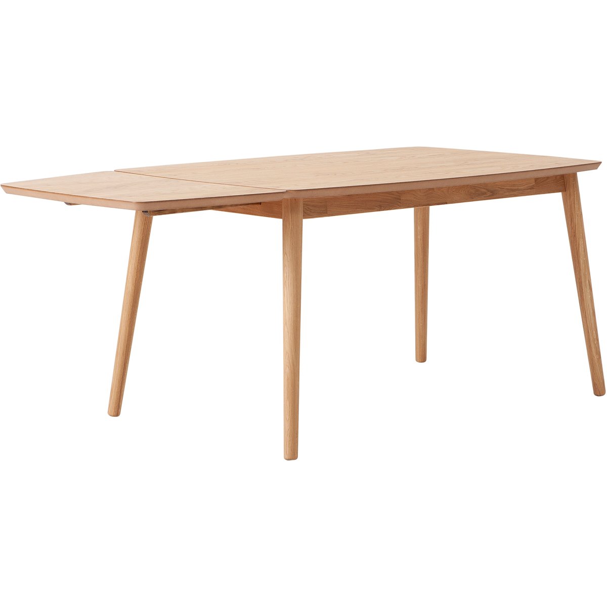 Reino ruokapöytä jatkettava 140/185x90 cm, lakattu tammi
