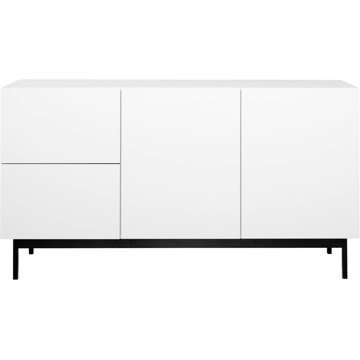 Lakeus senkki nro 5. 148 cm valkoinen, metallinen jalkasokkeli